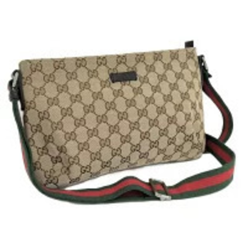 Gucci Shoulder Bag GG Canvas Sherry Beige Cream